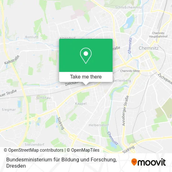 Карта Bundesministerium für Bildung und Forschung