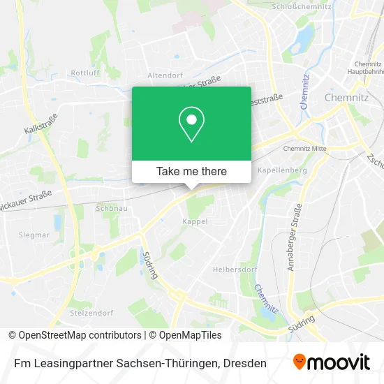Карта Fm Leasingpartner Sachsen-Thüringen