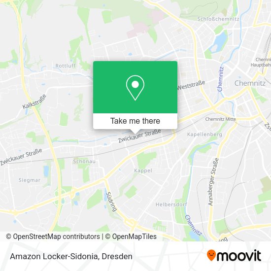 Карта Amazon Locker-Sidonia