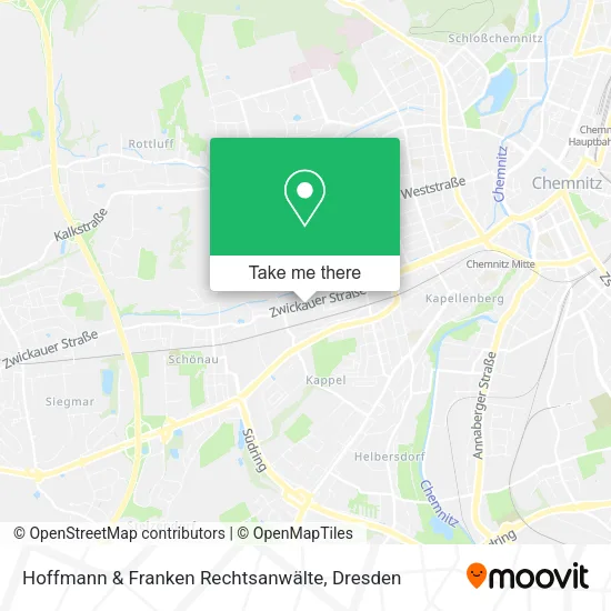 Карта Hoffmann & Franken Rechtsanwälte