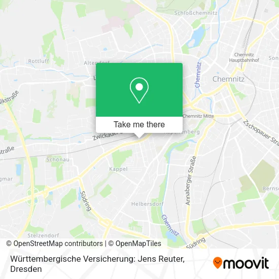 Württembergische Versicherung: Jens Reuter map