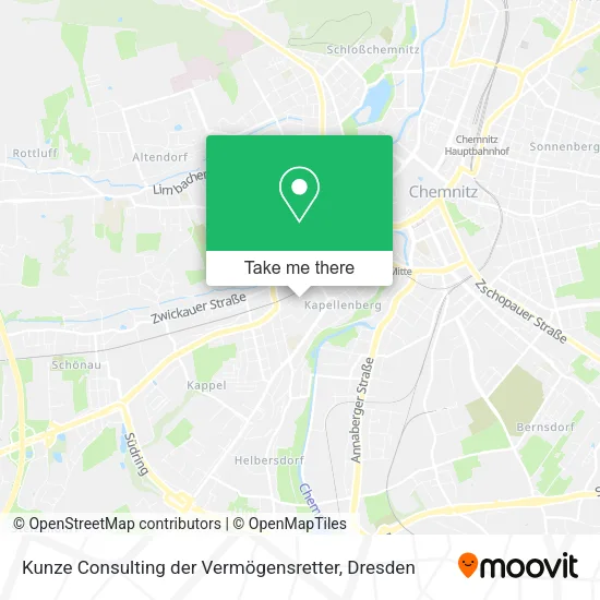 Карта Kunze Consulting der Vermögensretter