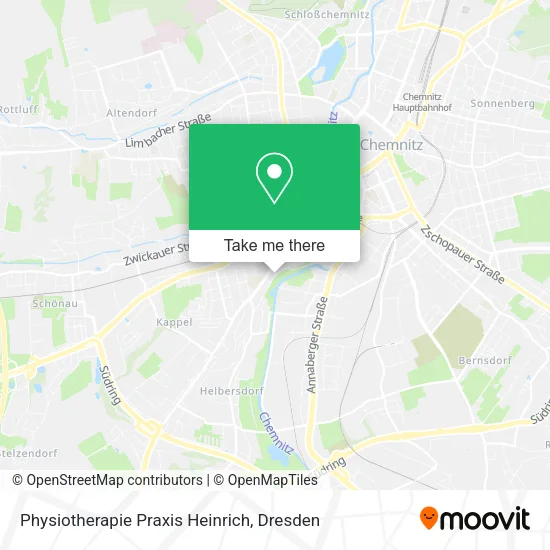 Карта Physiotherapie Praxis Heinrich