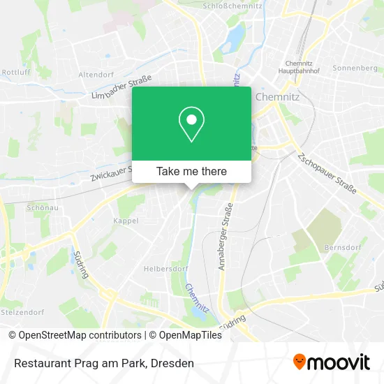Карта Restaurant Prag am Park