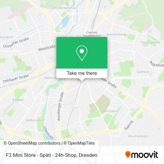 Карта F2 Mini Store - Späti - 24h-Shop