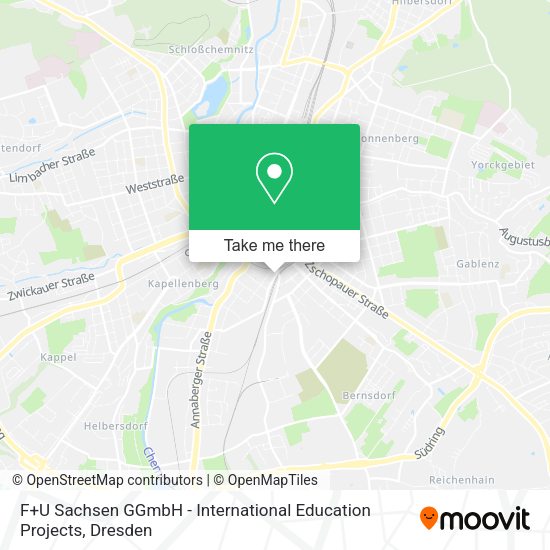 Карта F+U Sachsen GGmbH - International Education Projects