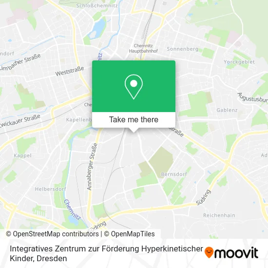Карта Integratives Zentrum zur Förderung Hyperkinetischer Kinder