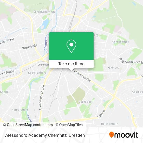 Карта Alessandro Academy Chemnitz