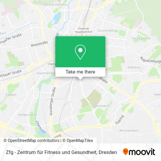 Карта Zfg - Zentrum für Fitness und Gesundheit