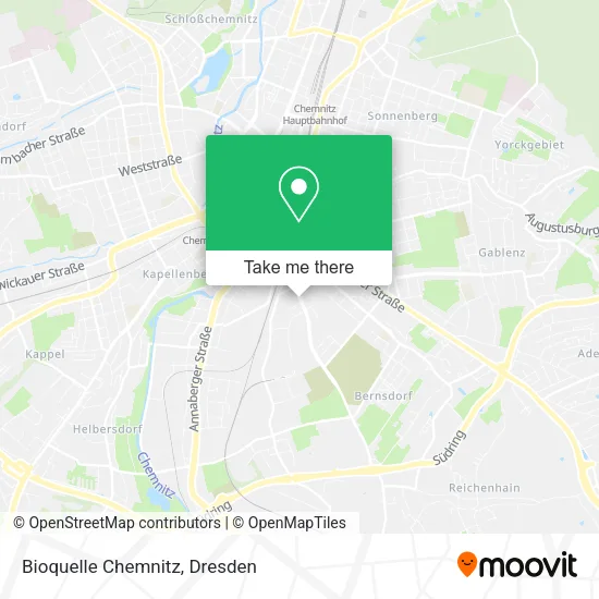 Карта Bioquelle Chemnitz