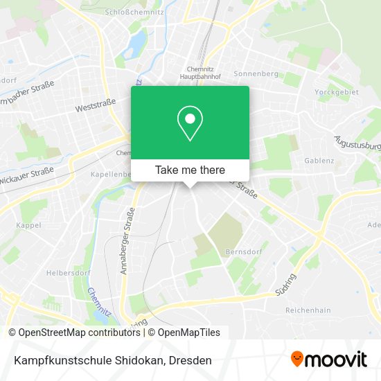 Карта Kampfkunstschule Shidokan