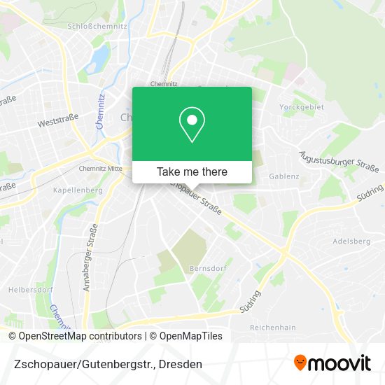 Карта Zschopauer/Gutenbergstr.