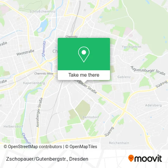 Карта Zschopauer/Gutenbergstr.