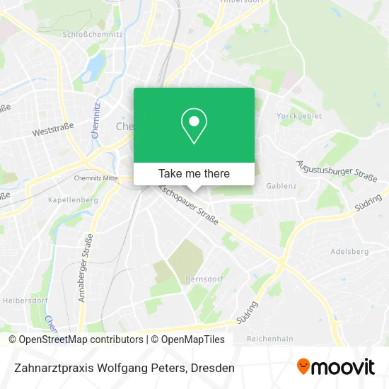 Карта Zahnarztpraxis Wolfgang Peters
