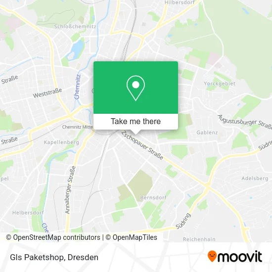 Карта Gls Paketshop