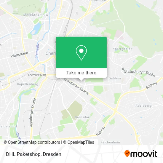 Карта DHL Paketshop