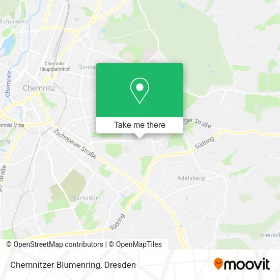 Карта Chemnitzer Blumenring