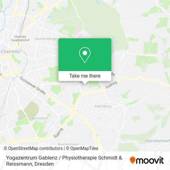 Карта Yogazentrum Gablenz / Physiotherapie Schmidt & Reissmann