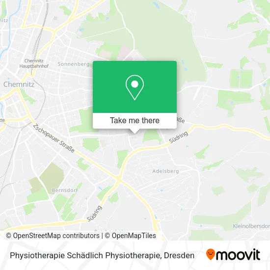 Карта Physiotherapie Schädlich Physiotherapie