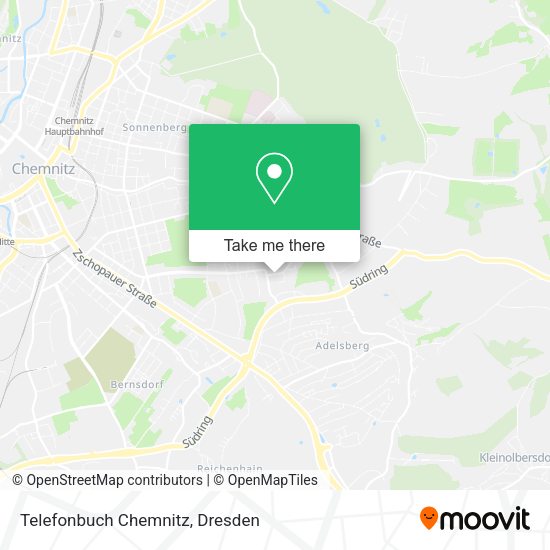 Карта Telefonbuch Chemnitz