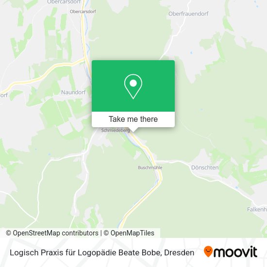 Карта Logisch Praxis für Logopädie Beate Bobe
