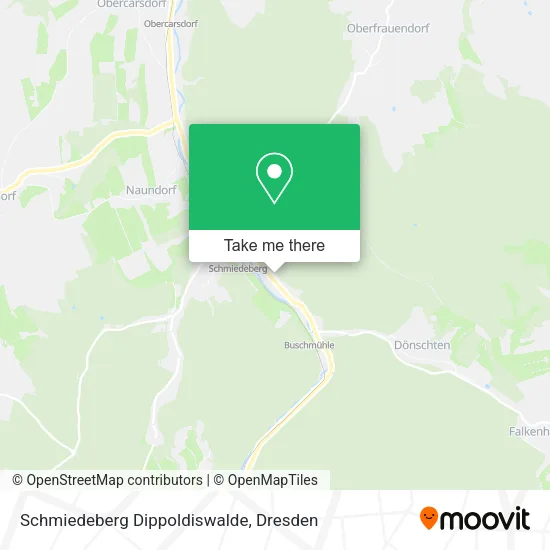 Карта Schmiedeberg Dippoldiswalde