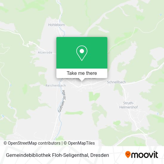 Карта Gemeindebibliothek Floh-Seligenthal