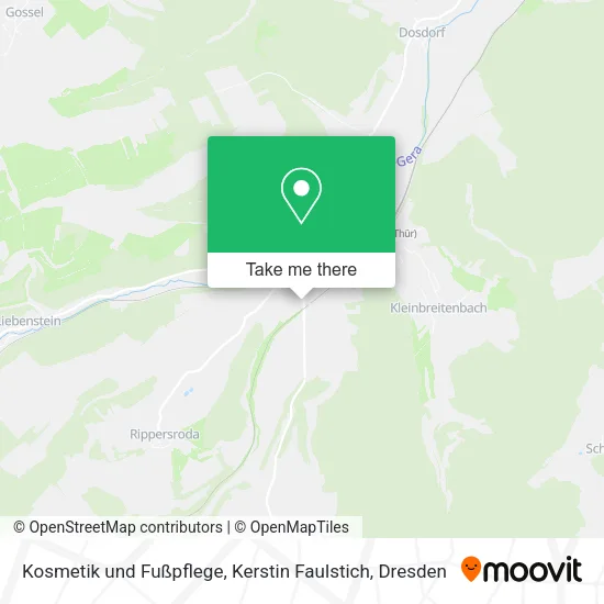 Карта Kosmetik und Fußpflege, Kerstin Faulstich