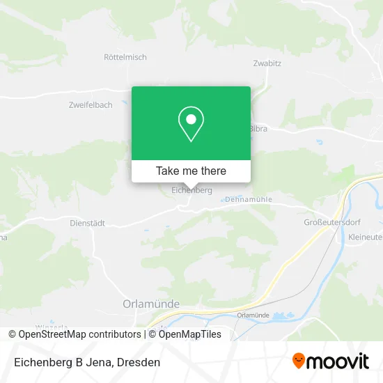 Карта Eichenberg B Jena