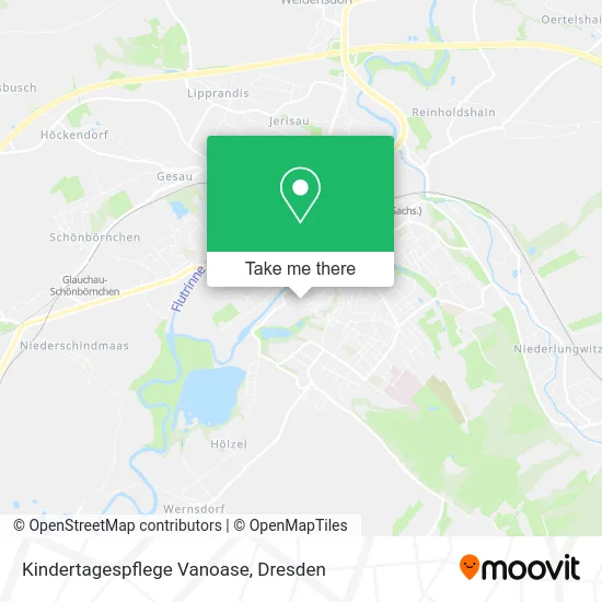 Карта Kindertagespflege Vanoase