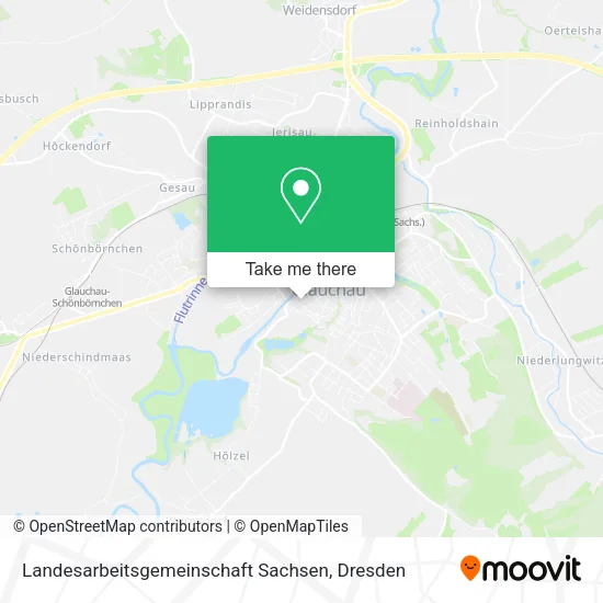 Карта Landesarbeitsgemeinschaft Sachsen