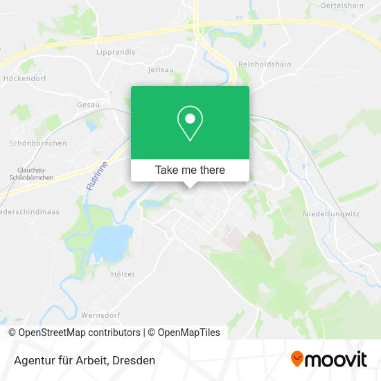 Карта Agentur für Arbeit
