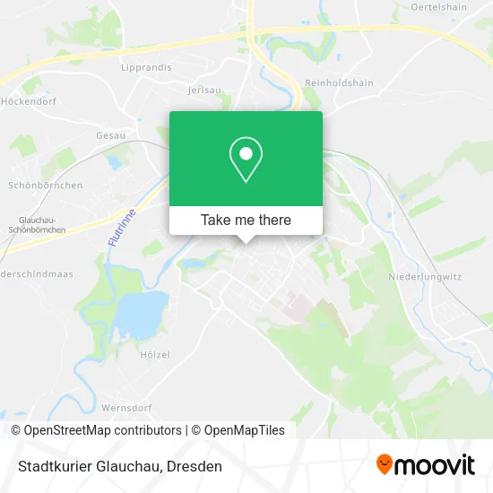 Карта Stadtkurier Glauchau