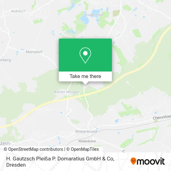 Карта H. Gautzsch Pleißa P. Domaratius GmbH & Co
