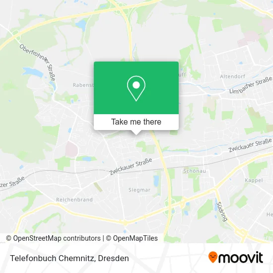 Карта Telefonbuch Chemnitz