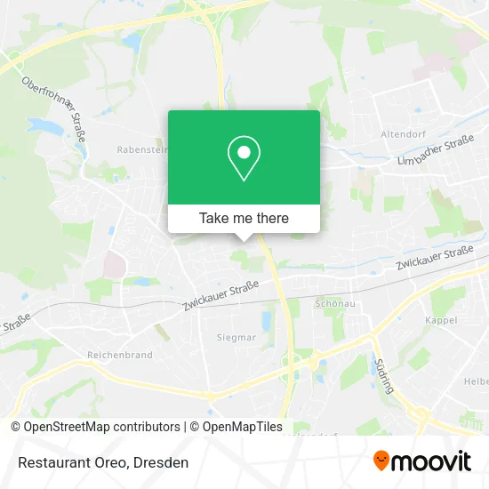 Карта Restaurant Oreo