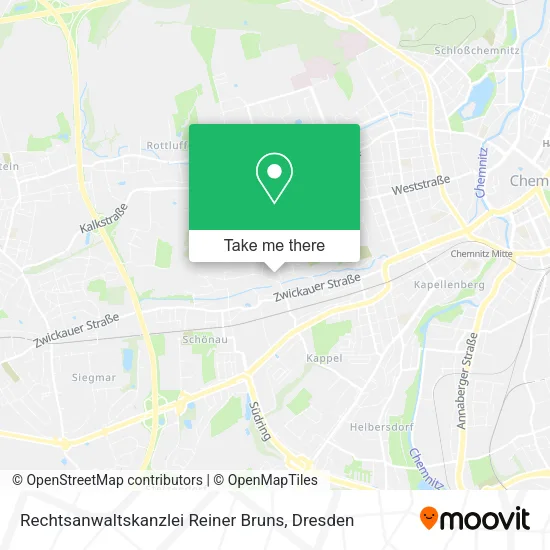 Карта Rechtsanwaltskanzlei Reiner Bruns