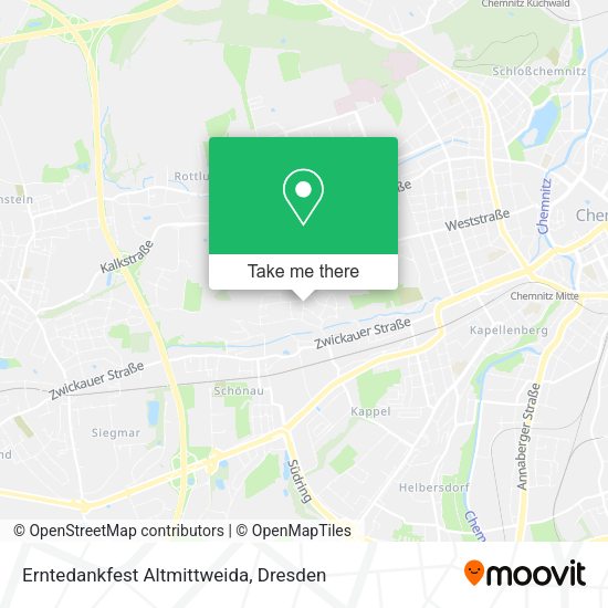Карта Erntedankfest Altmittweida
