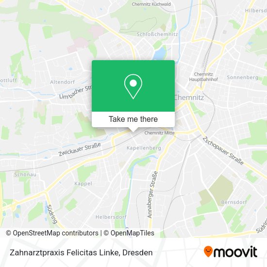 Карта Zahnarztpraxis Felicitas Linke