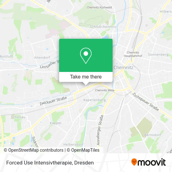 Карта Forced Use Intensivtherapie