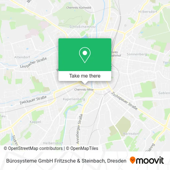 Карта Bürosysteme GmbH Fritzsche & Steinbach
