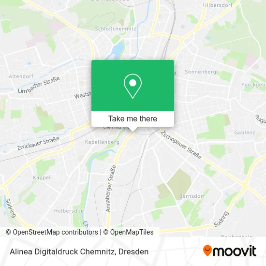 Карта Alinea Digitaldruck Chemnitz