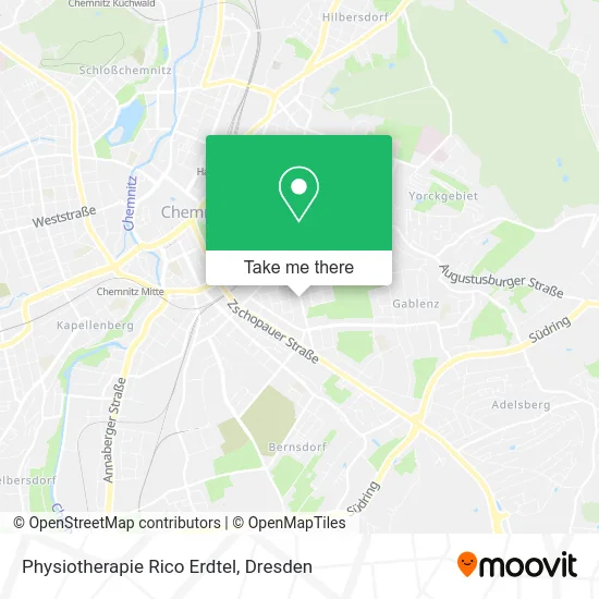 Карта Physiotherapie Rico Erdtel