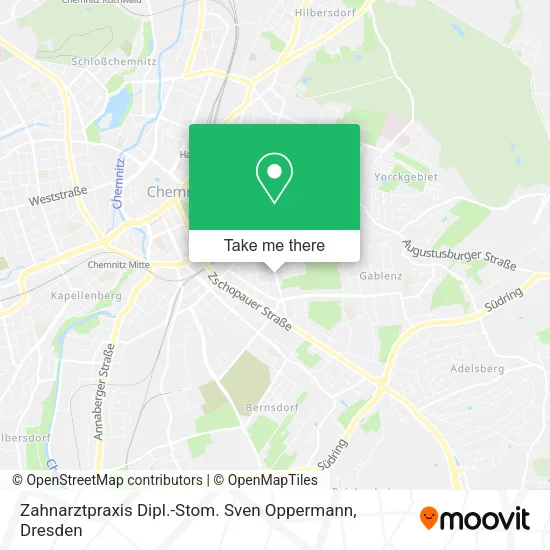 Карта Zahnarztpraxis Dipl.-Stom. Sven Oppermann