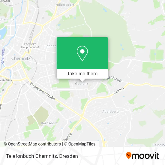 Карта Telefonbuch Chemnitz