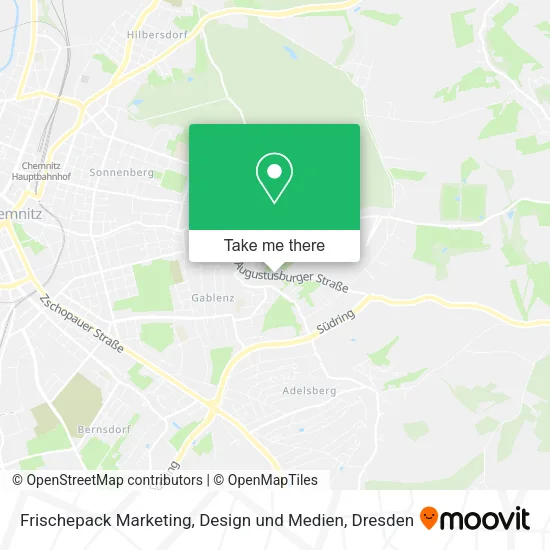 Карта Frischepack Marketing, Design und Medien