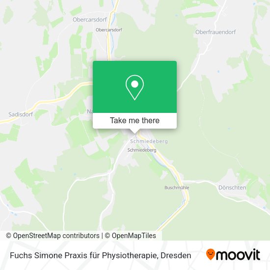 Карта Fuchs Simone Praxis für Physiotherapie