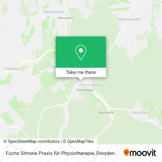 Карта Fuchs Simone Praxis für Physiotherapie