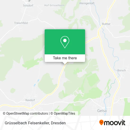 Карта Grüsselbach Felsenkeller