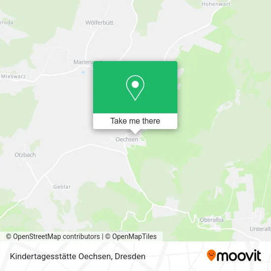 Карта Kindertagesstätte Oechsen